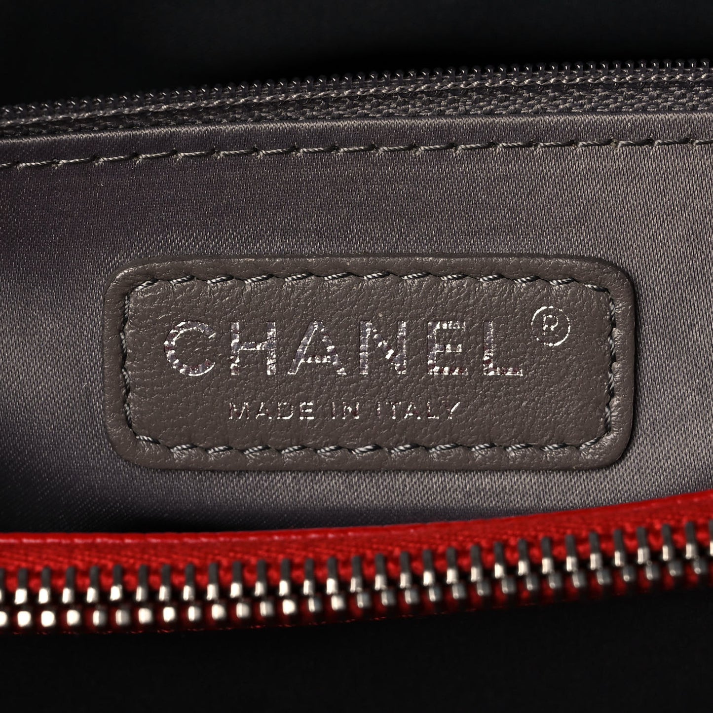 Caviar Quilted Grand Shopping Tote GST Red