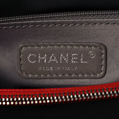 Chanel Caviar Quilted Grand Shopping Tote GST Red 6 of 11
