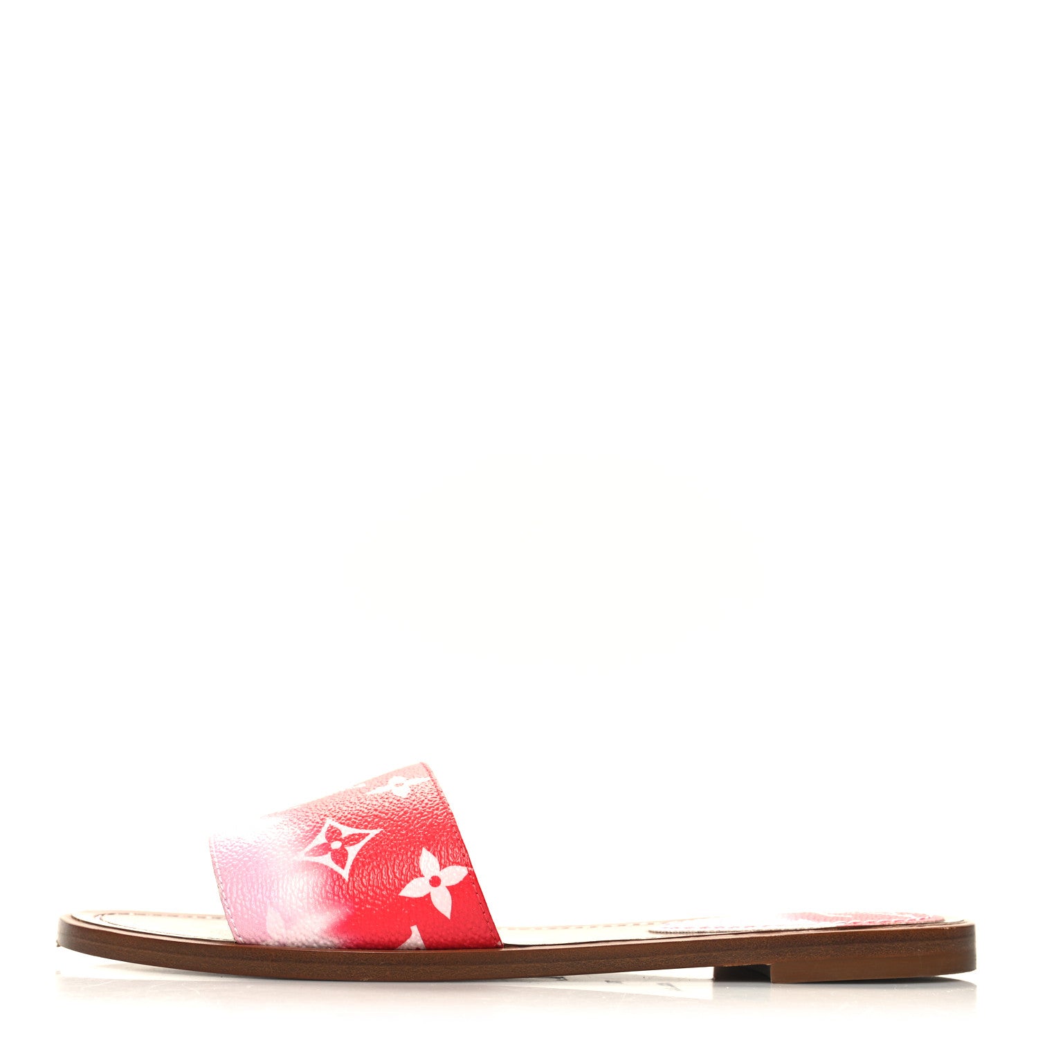 Louis Vuitton Monogram Escale Lock It Flat Mule 37 Rouge 1 of 9