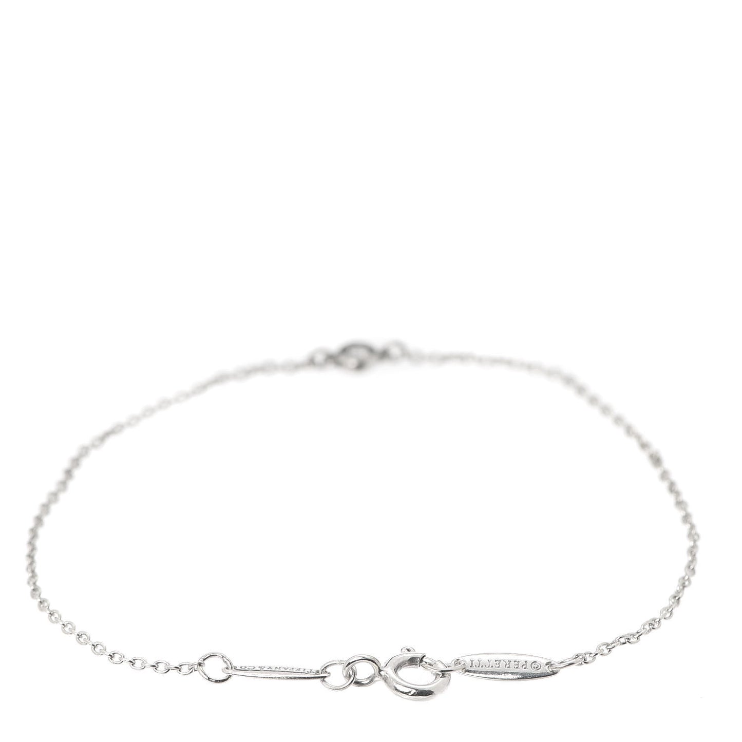 Sterling Silver Diamond .03ct Elsa Peretti Diamonds by the Yard Bracelet