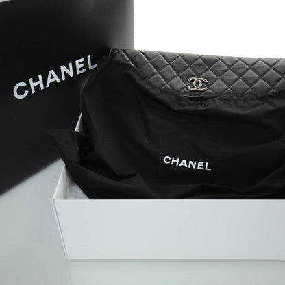 Chanel Calfskin Quilted Document Portfolio Holder Black 6 of 10