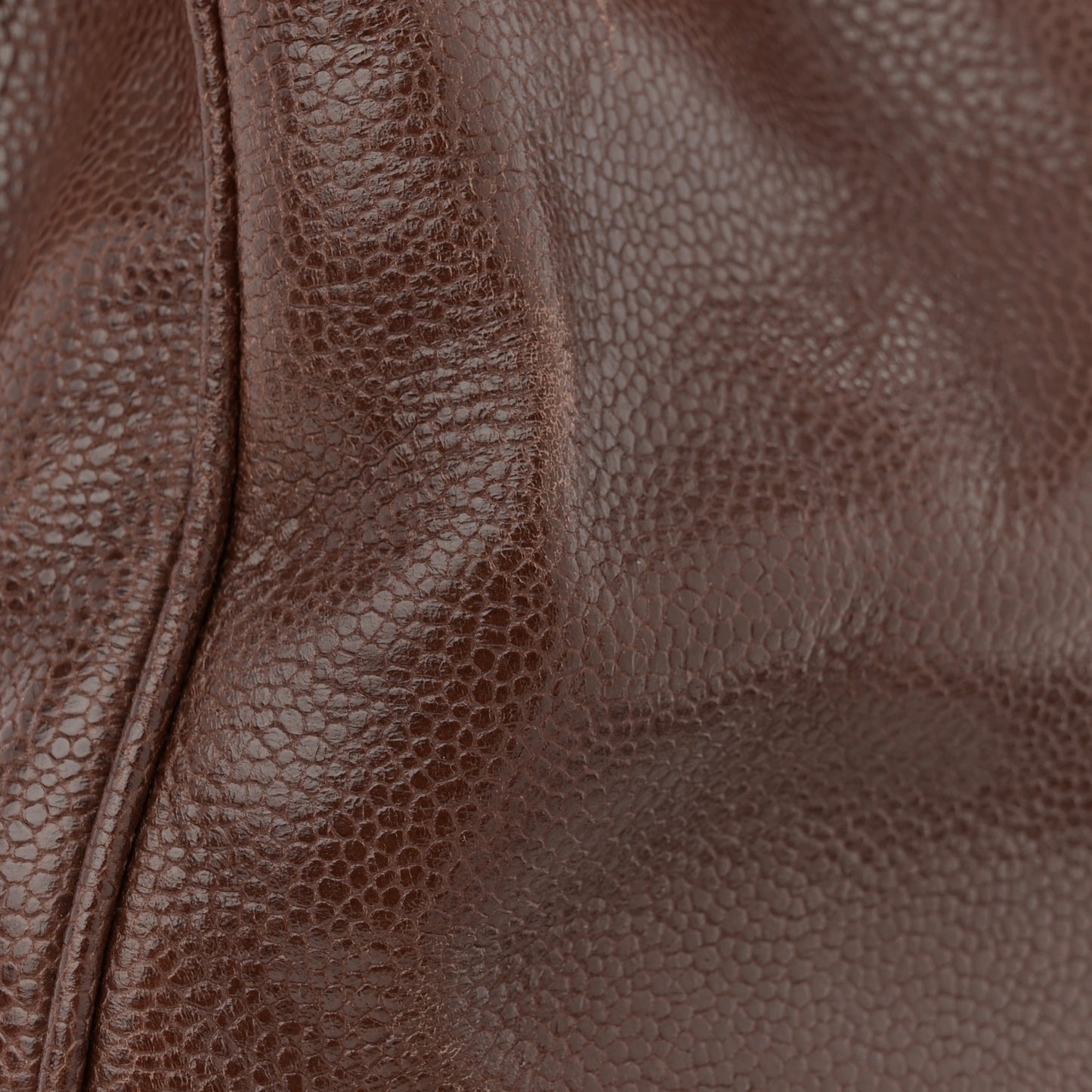 Caviar CC Drawstring Shoulder Bag Brown