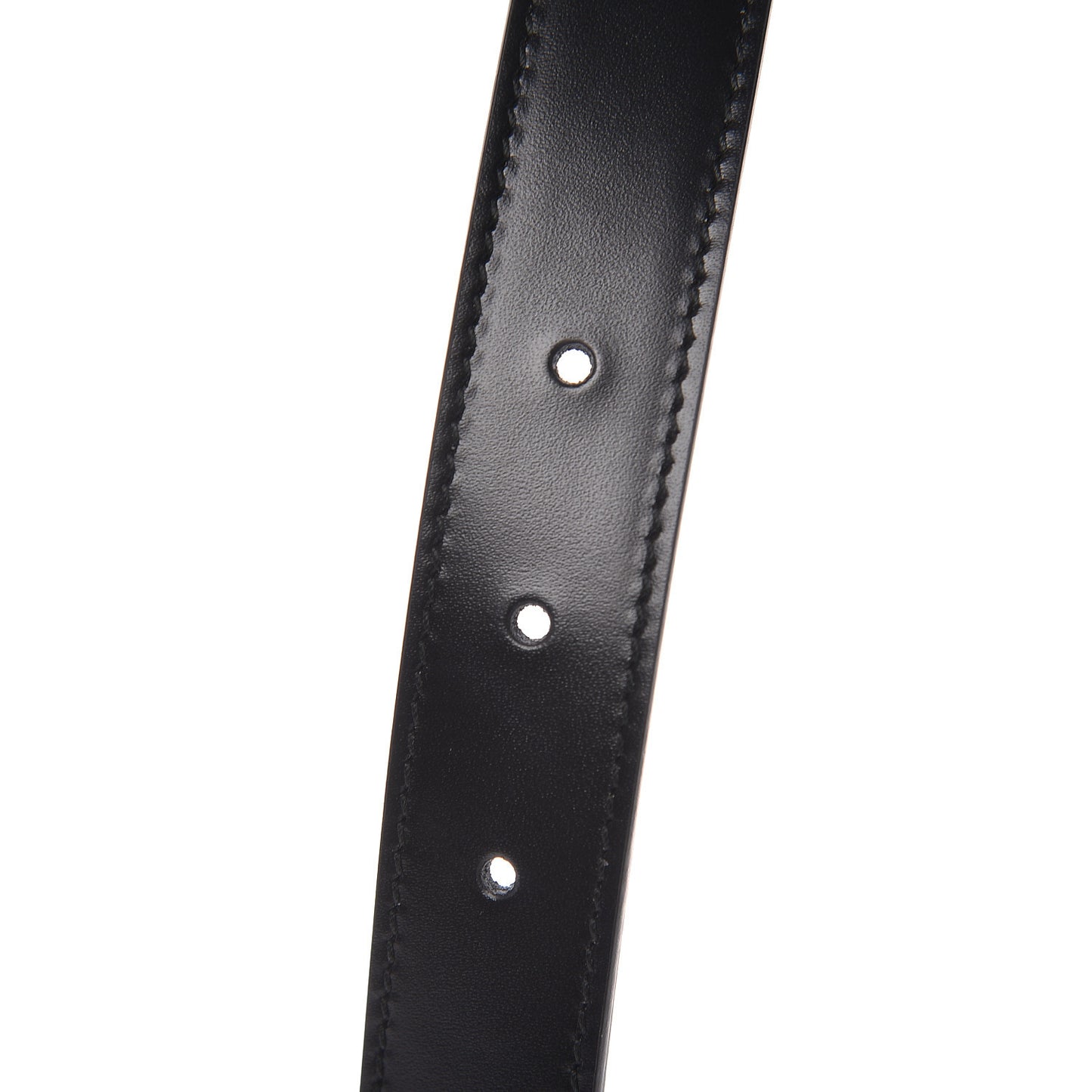 Calfskin Torchon Double G Chain 25mm Belt 90 36 Black