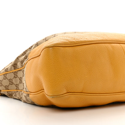 Gucci Monogram Medium Diana Bamboo Shoulder Bag Yellow 8 of 11