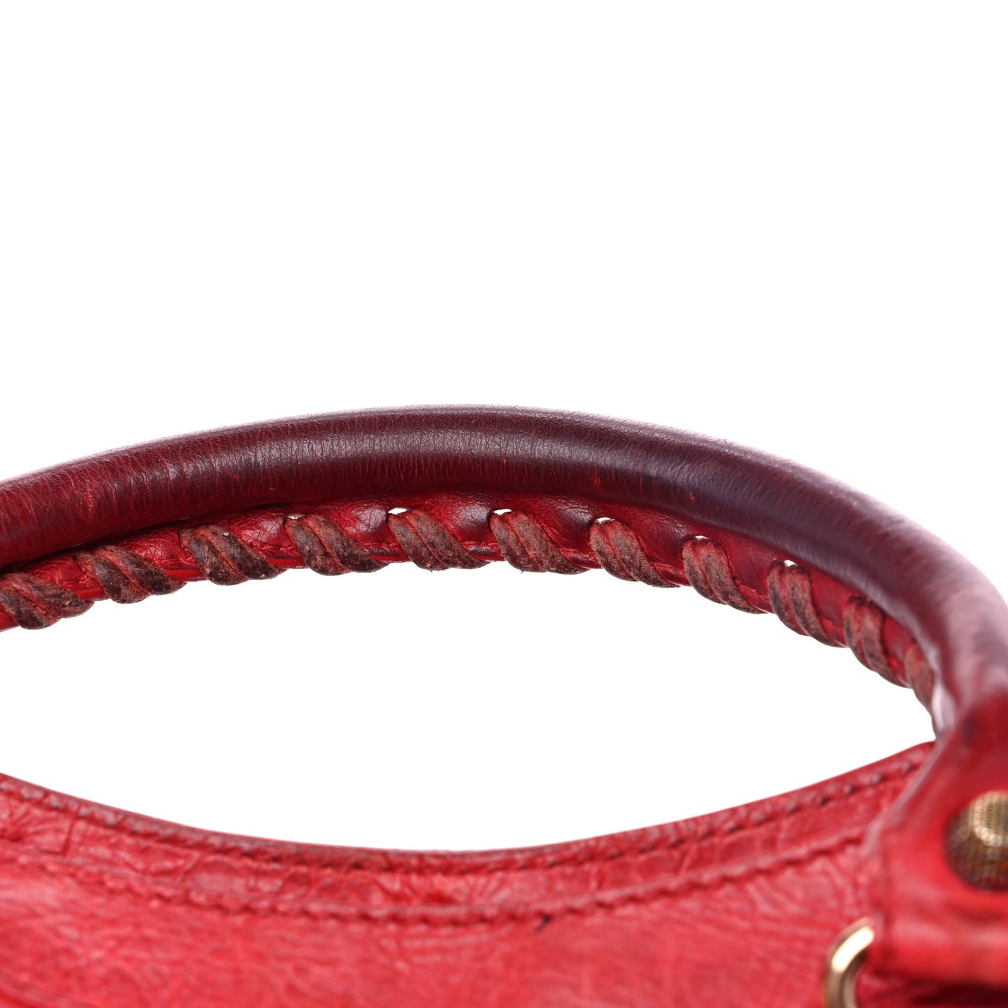 Agneau Giant 12 Rose Gold Hardware City Rouge Coquelicot