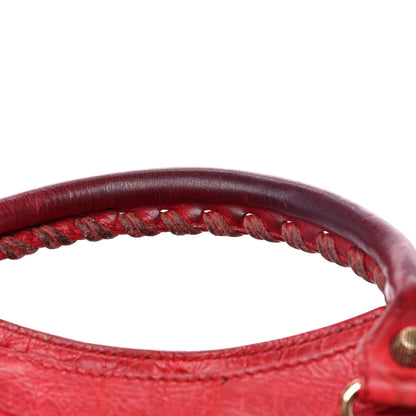 Balenciaga Agneau Giant 12 Rose Gold Hardware City Rouge Coquelicot 22 of 26