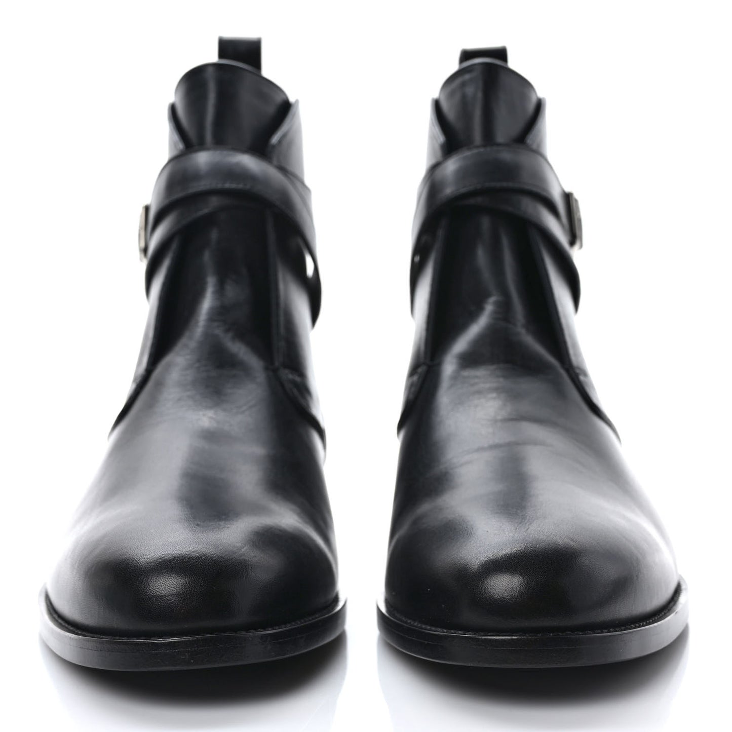 Calfskin Dare 25 Jodhpur Ankle Boots 41.5 Black