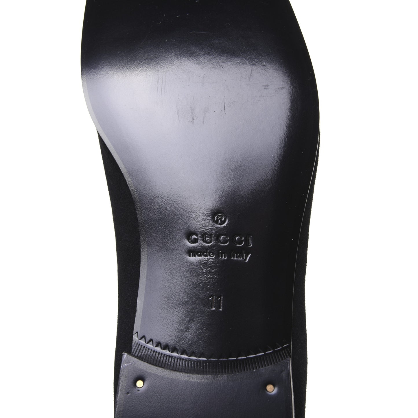 Suede Dragon Embroidered Mens Loafers 11 Black