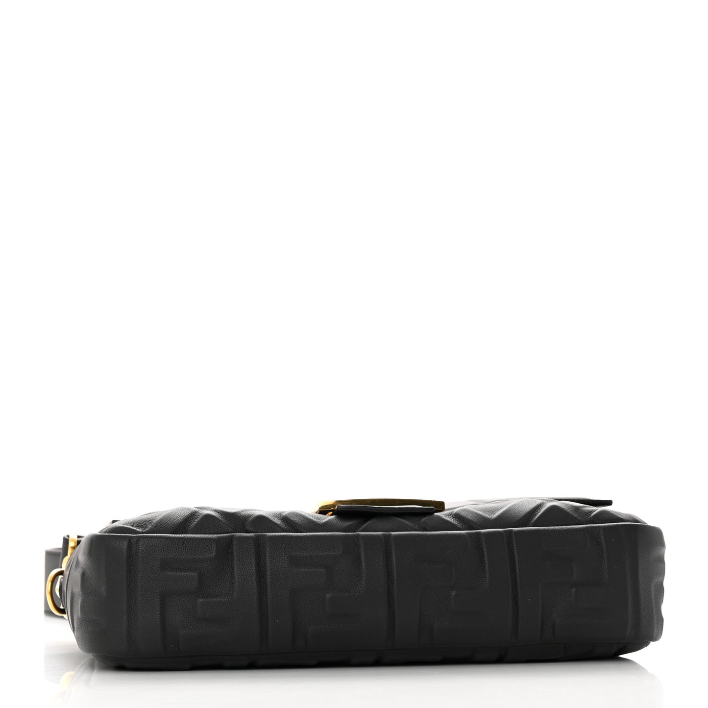 Nappa FF 1974 Embossed Baguette Black