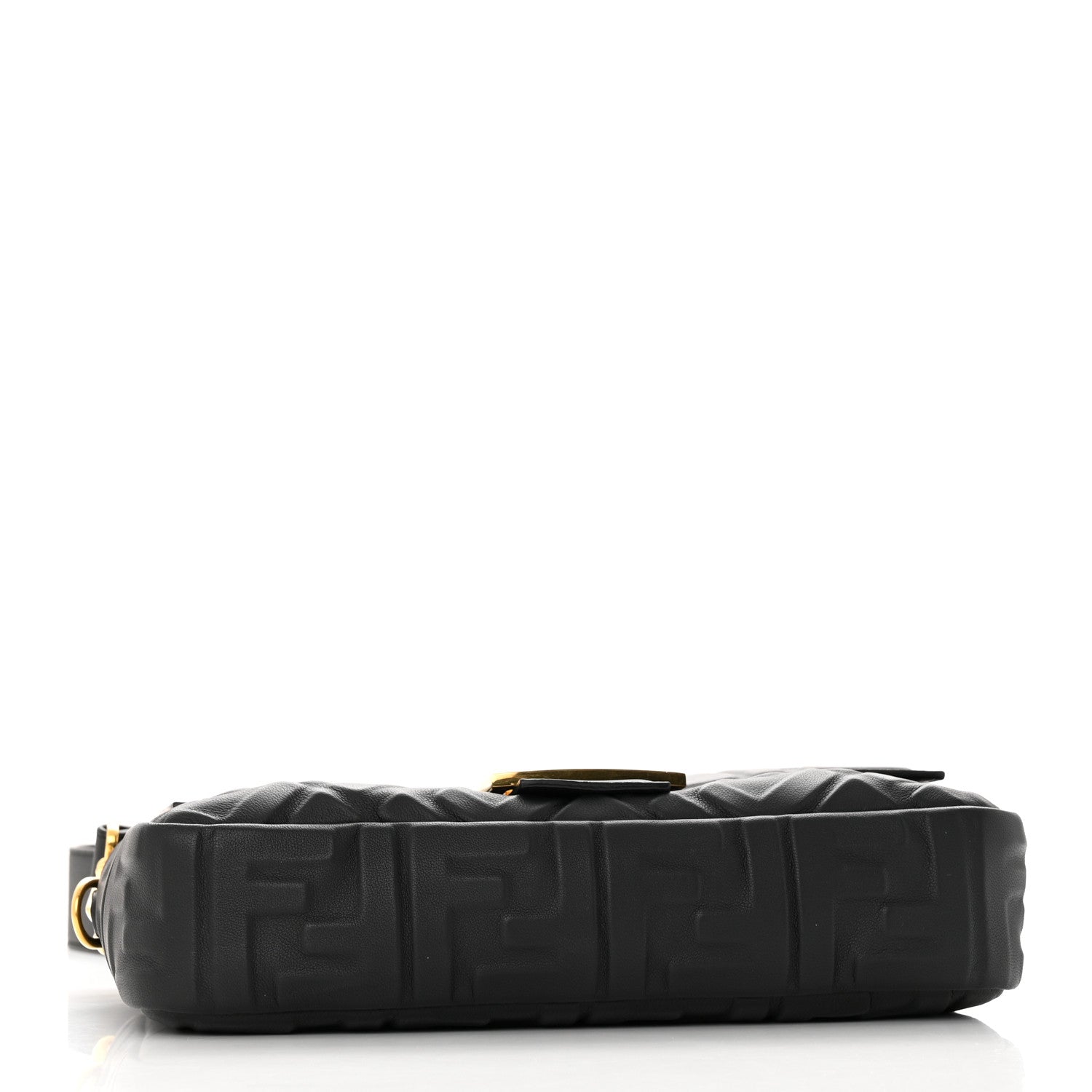 Fendi Nappa FF 1974 Embossed Baguette Black 4 of 17