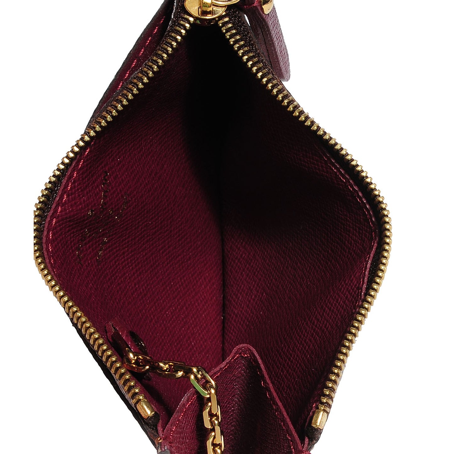 Damier Ebene Scribe Affiche Key Pouch