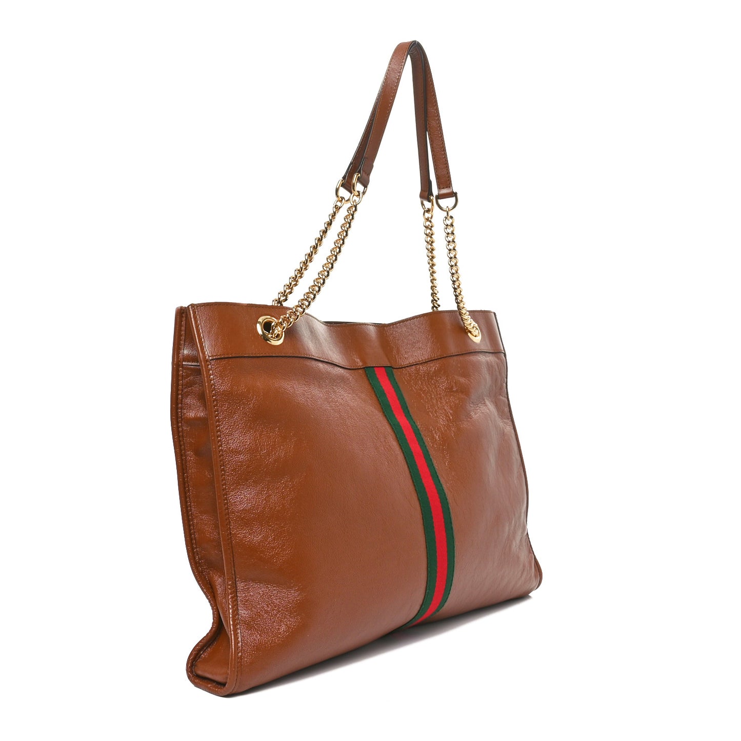 Calfskin Large Rajah Chain Tote Cuir