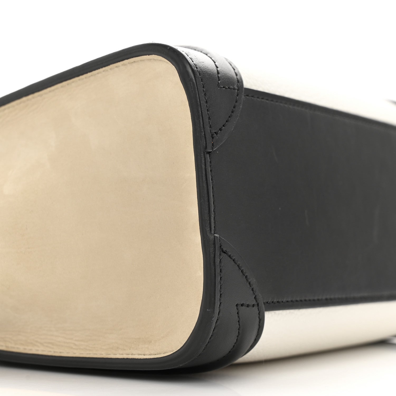 Celine Smooth Drummed Calfskin Nano Tri-Color Luggage White 9 of 16