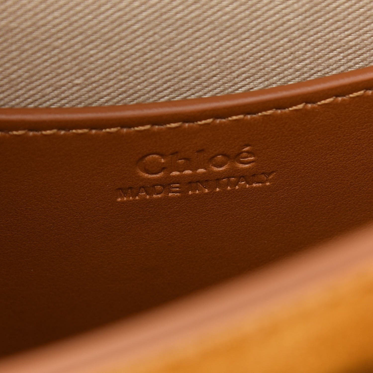 Chloe Calfskin Suede Small Tess Bag Autumnal Brown 6 of 8