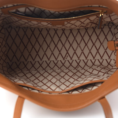 MCM Visetos Toni Shopper Tote Cognac 5 of 9