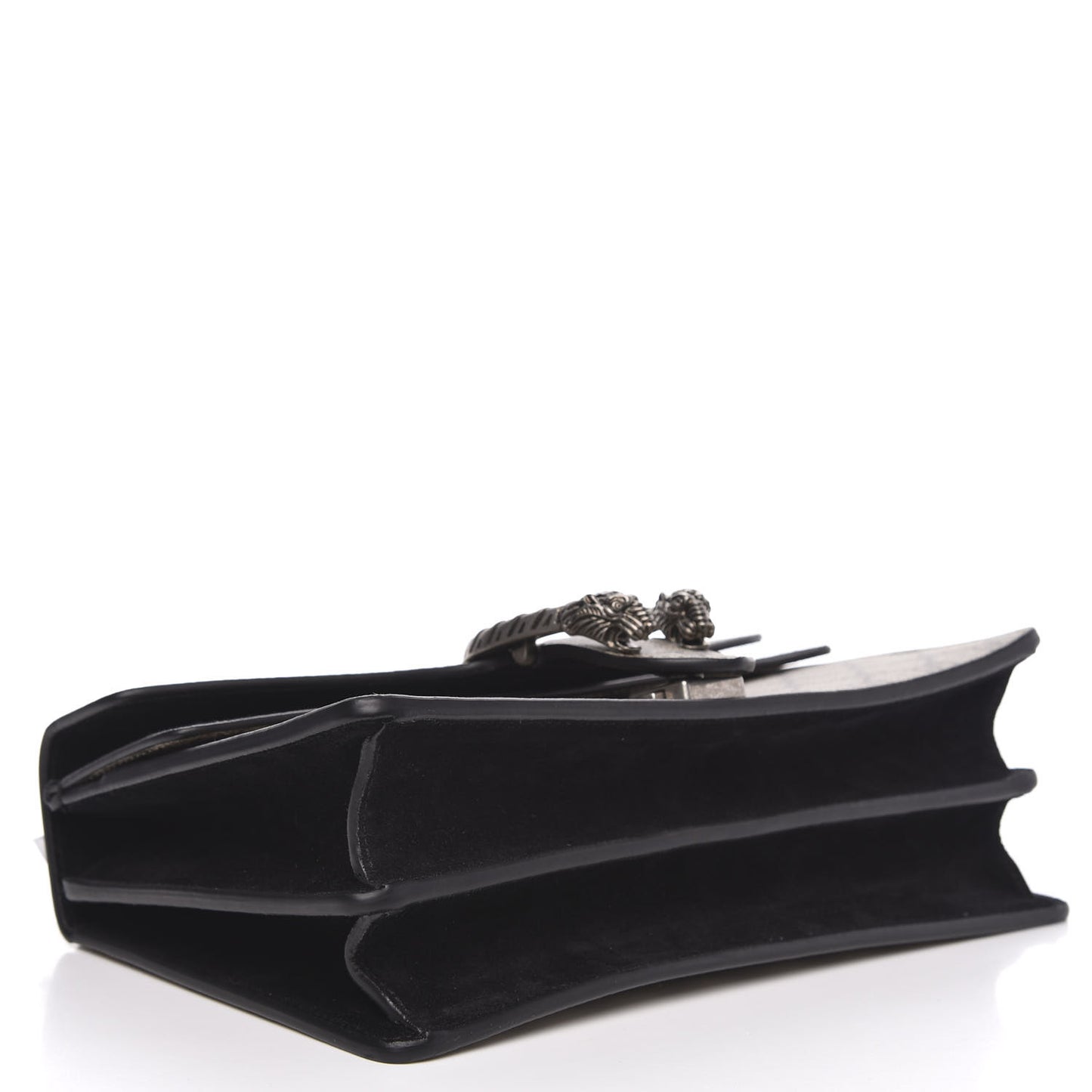 GG Supreme Monogram Small Dionysus Shoulder Bag Black