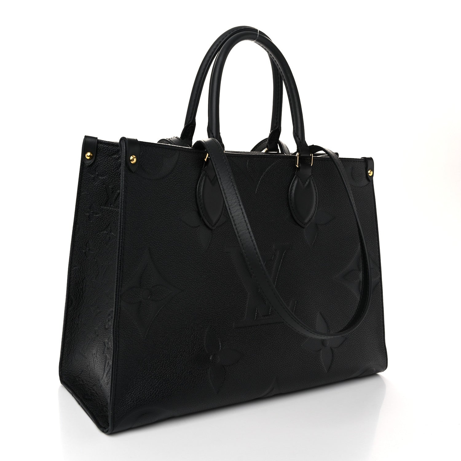 Louis Vuitton Empreinte Monogram Giant Onthego MM Black 3 of 12