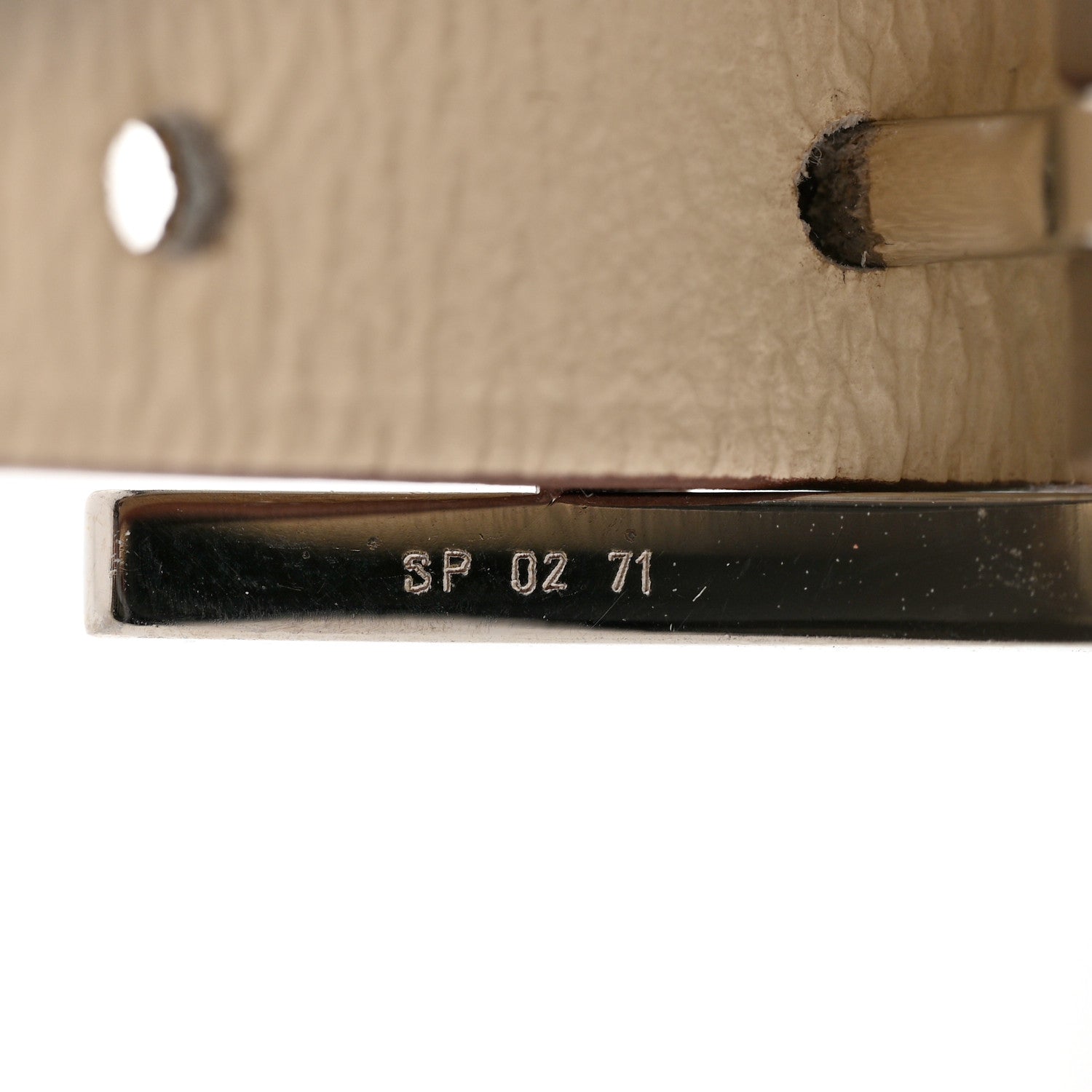 Hermes Swift Behapi Double Tour Reversible Bracelet T2 Etoupe Nata 5 of 7