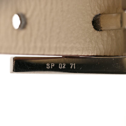 Hermes Swift Behapi Double Tour Reversible Bracelet T2 Etoupe Nata 5 of 7