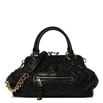 Marc Jacobs Calfskin Quilted Stam Black 1 of 14