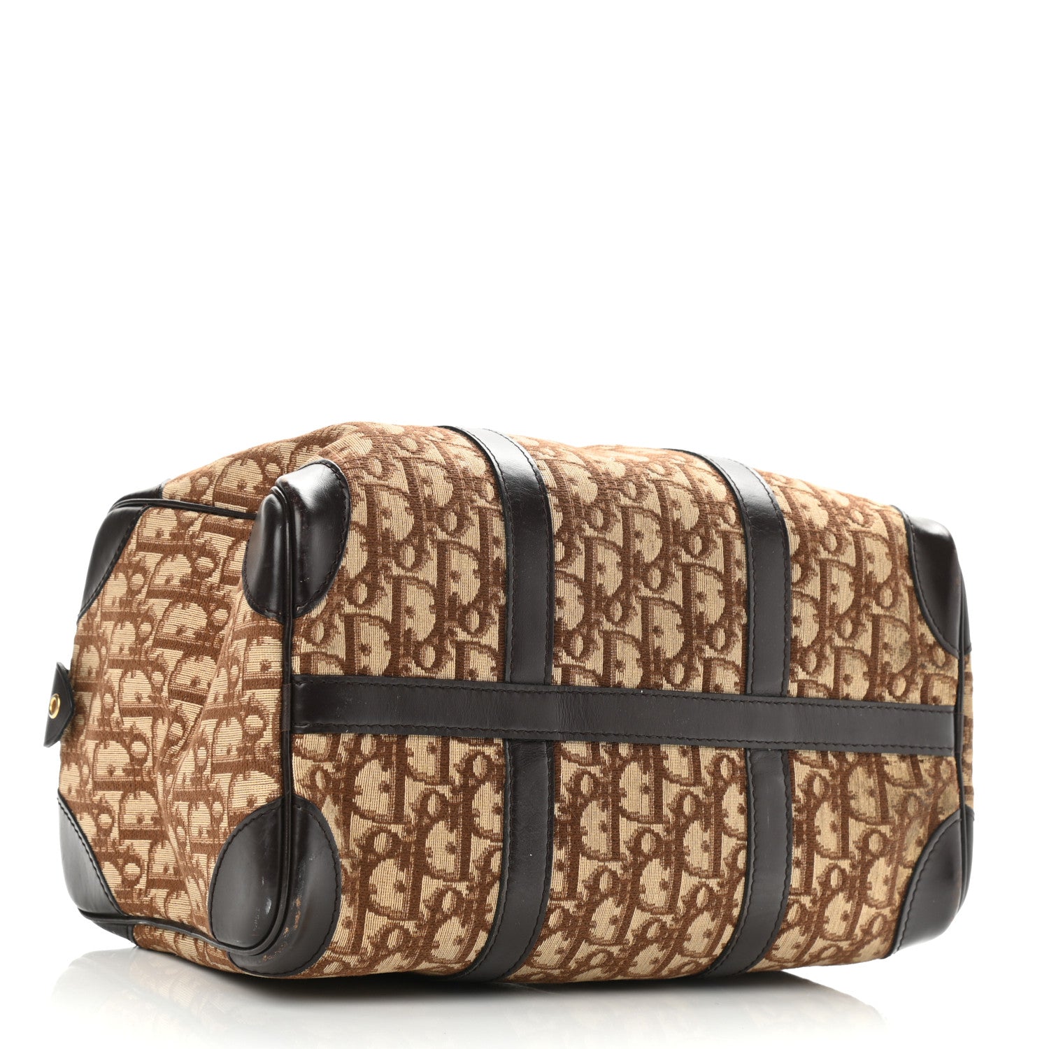 Christian Dior Monogram Boston Brown 4 of 11