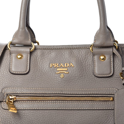 Prada Vitello Daino Shopping Satchel Argilla 10 of 10