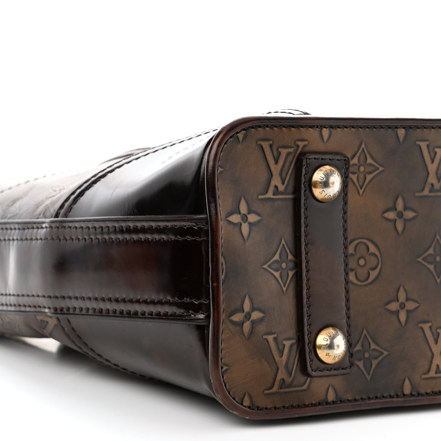 Louis Vuitton Monogram Embossed Sergent PM Bronze 9 of 11