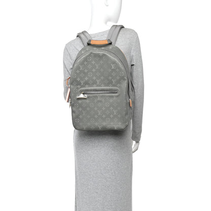 Louis Vuitton Monogram Titanium Backpack PM 2 of 10