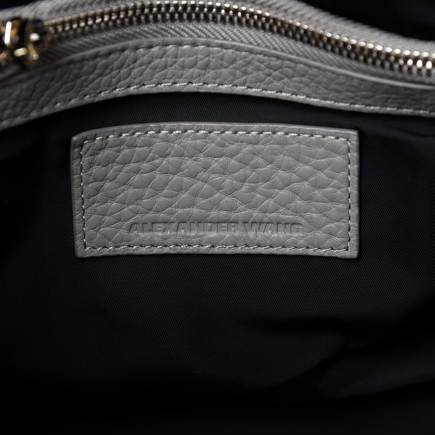 Alexander Wang Pebbled Lambskin Rockie Oyster Pale Gold Hardware 8 of 8
