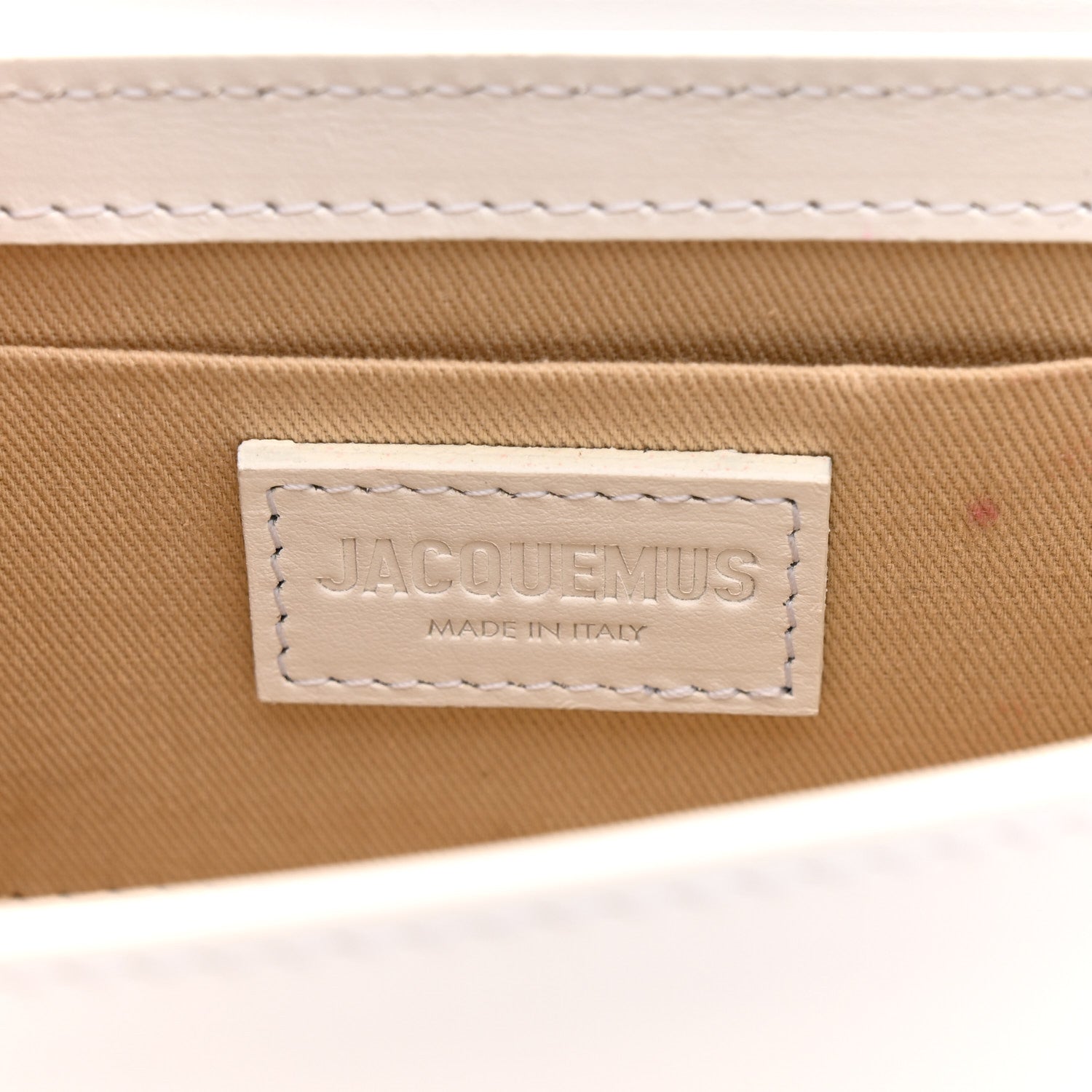Jacquemus Smooth Calfskin Le Chiquito Long White 6 of 16