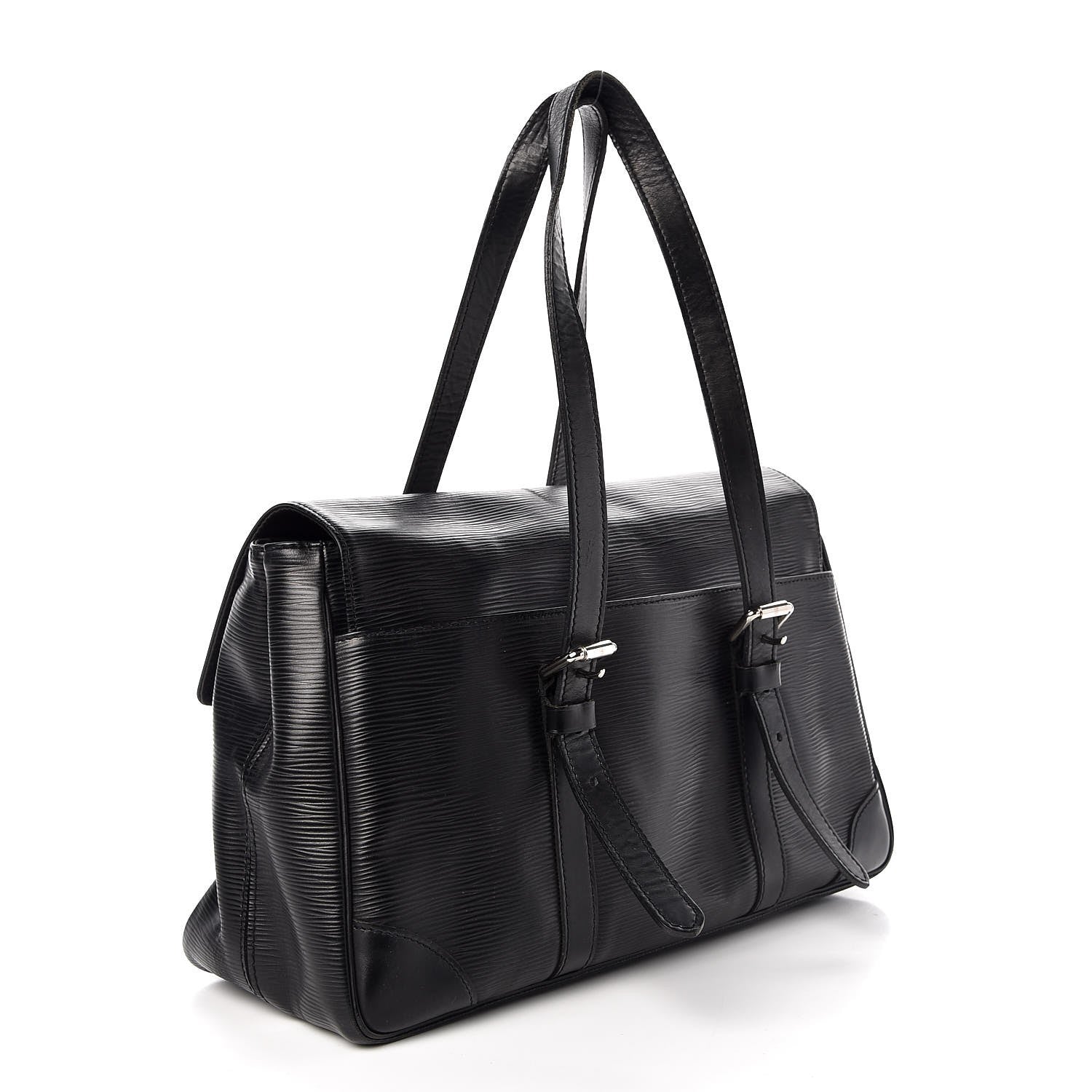 Louis Vuitton Epi Segur MM Black 4 of 8