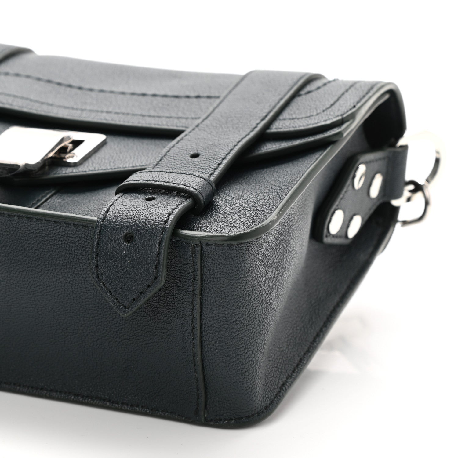 Proenza Schouler Lambskin PS1 Mini Crossbody Bag Indigo 8 of 8