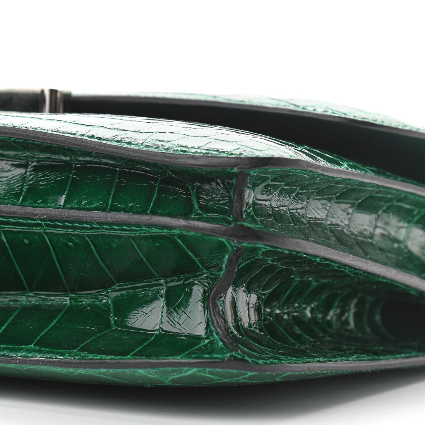 Shiny Niloticus Crocodile Constance Elan 25 Vert Emeraude