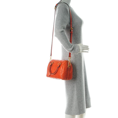 Louis Vuitton Python Embossed Monogram Speedy Bandouliere 20 Orient 2 of 7