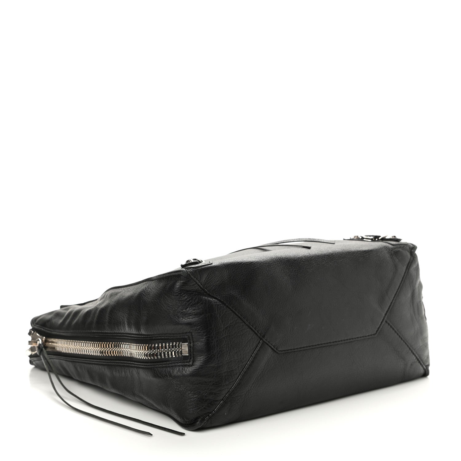 Balenciaga Veau Papier A5 Zip Around Tote Black 4 of 12