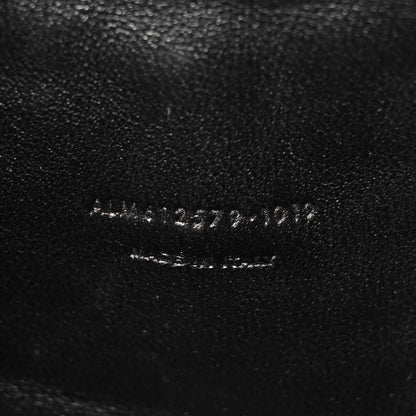 Saint Laurent Grain De Poudre Matelasse Monogram Mini Lou Camera Bag Black 7 of 10