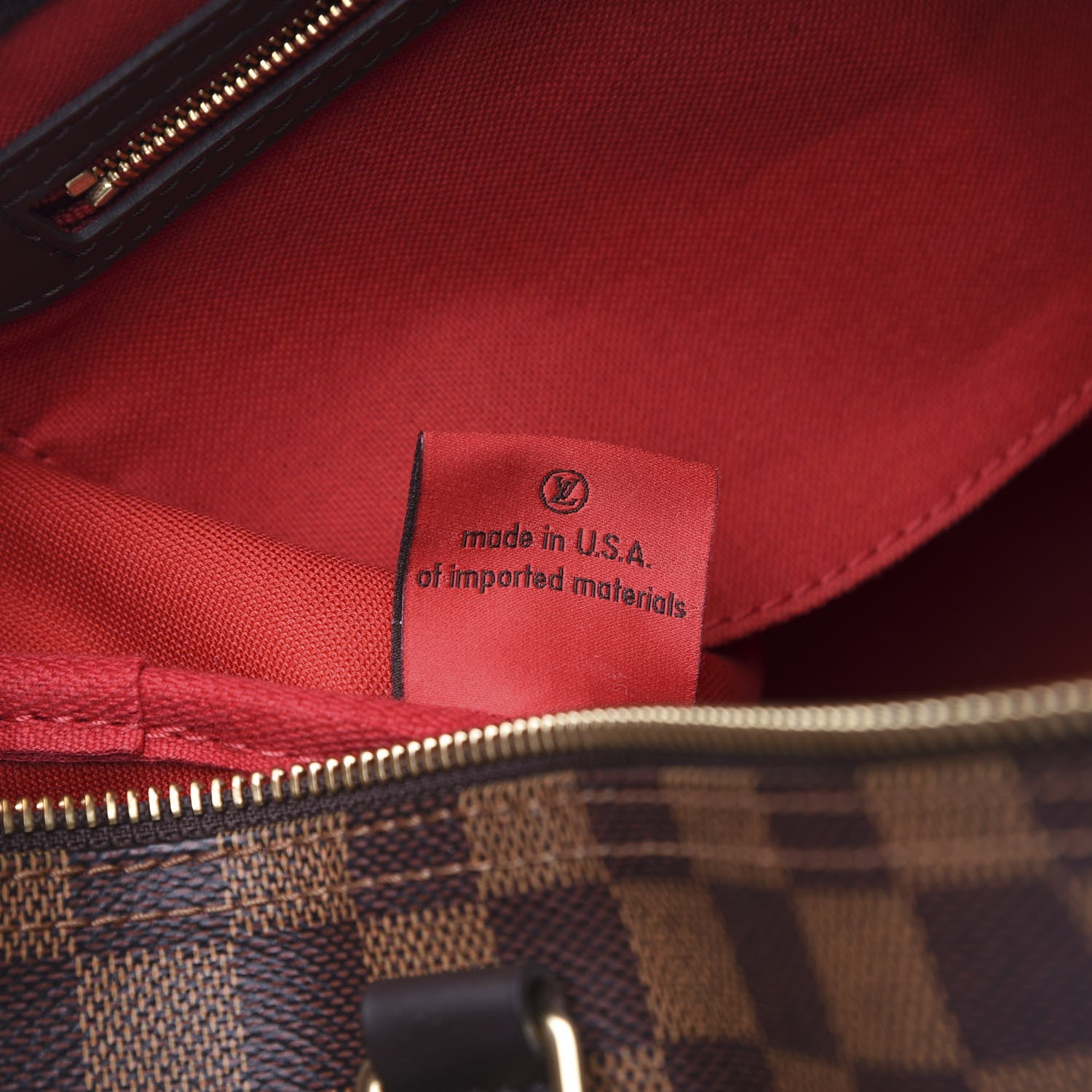 Louis Vuitton Damier Ebene Speedy 35 7 of 10