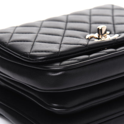 Chanel Lambskin Quilted Mini Citizen Chic Flap Black 12 of 19