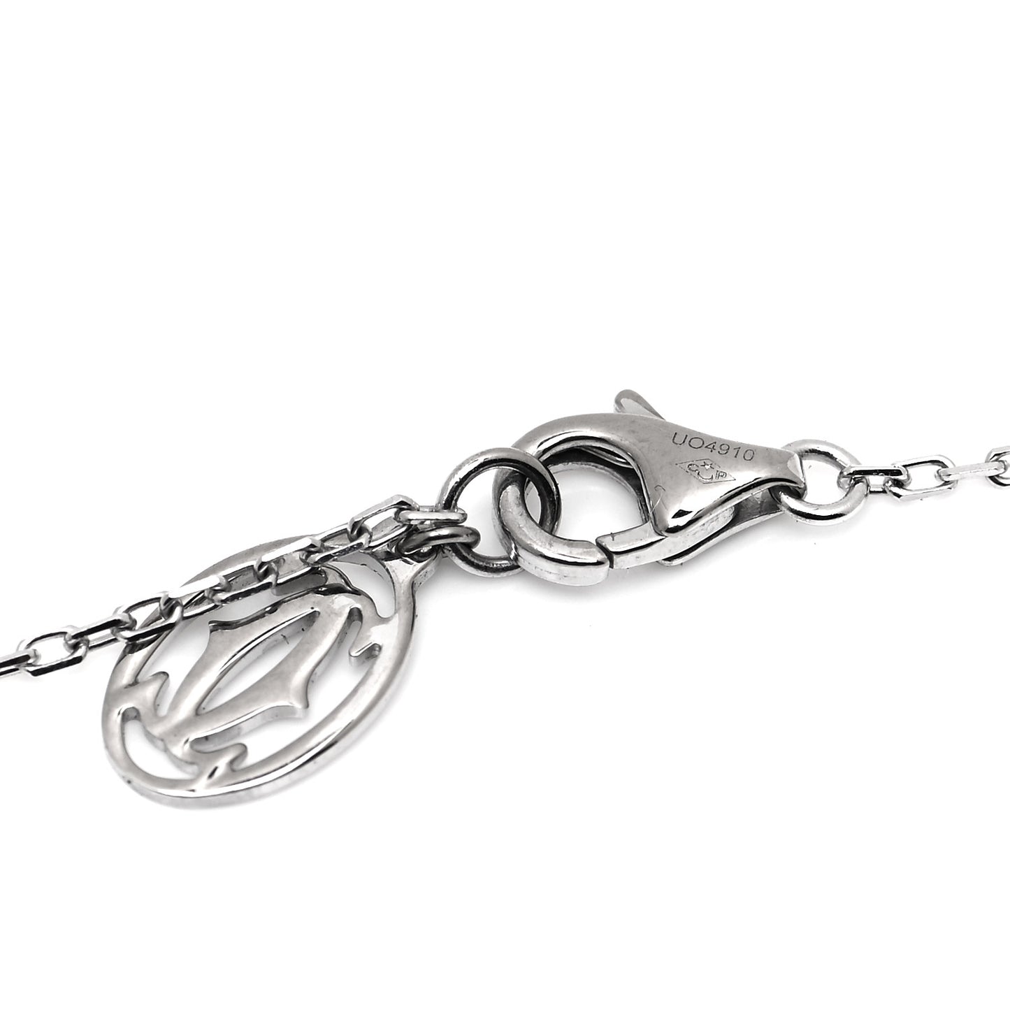 18K White Gold Diamond SM D'Amour Pendant Necklace