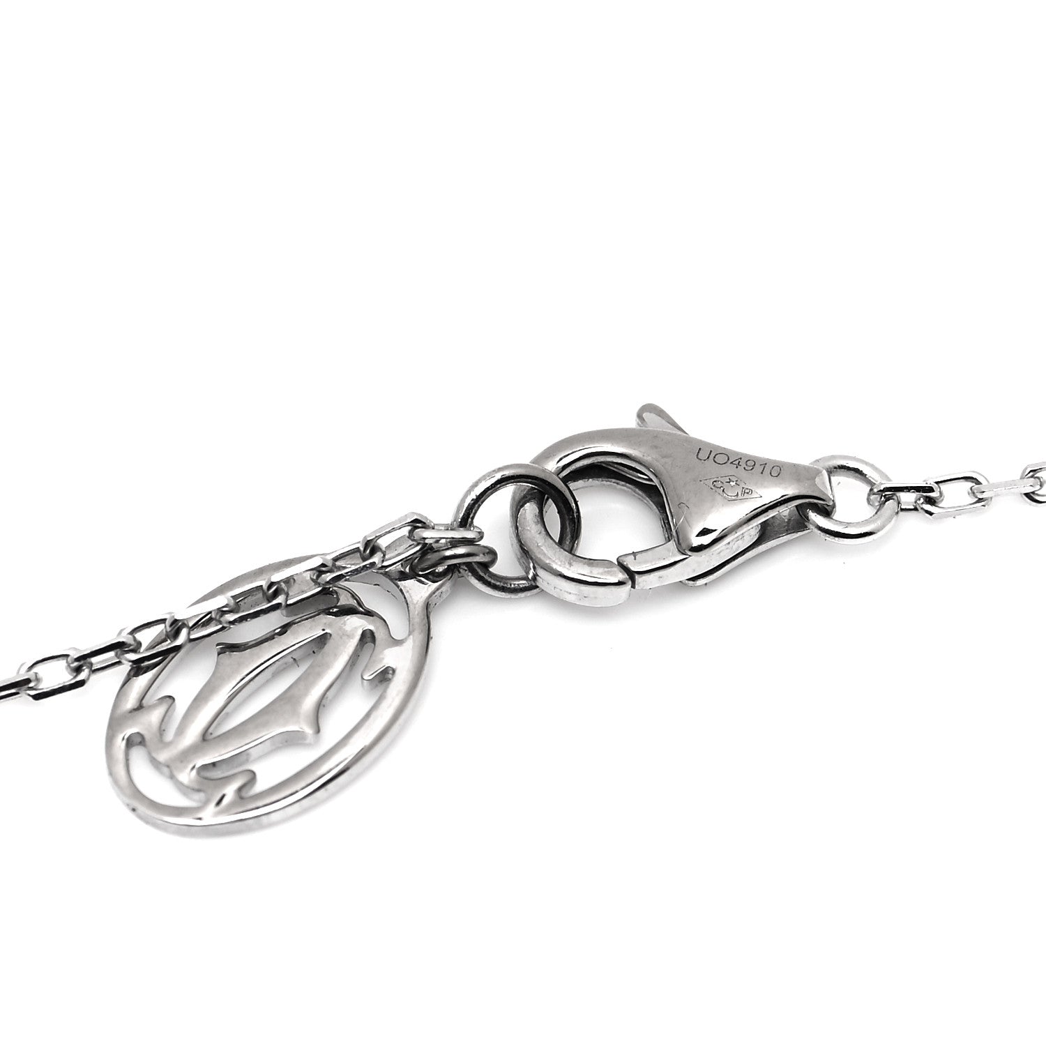 Cartier 18K White Gold Diamond SM D'Amour Pendant Necklace 5 of 5