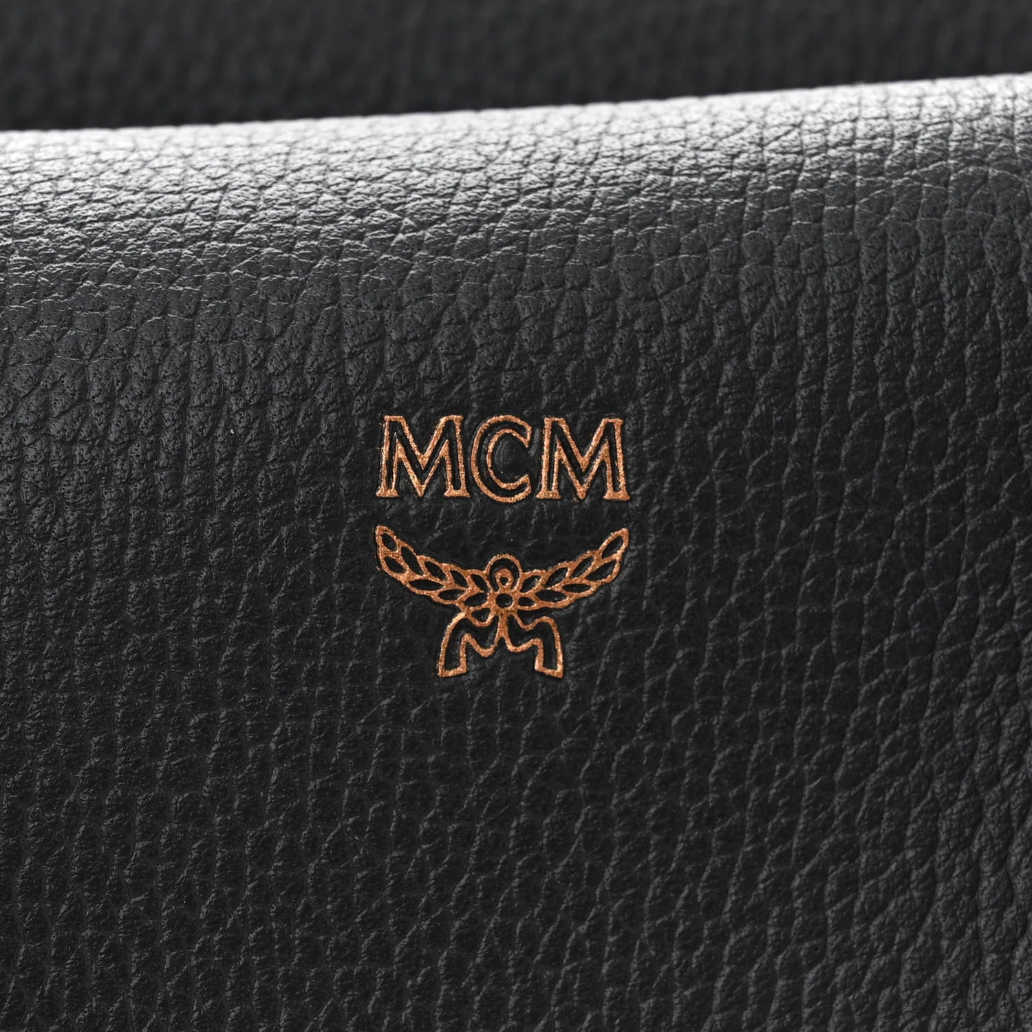 MCM Grained Calfskin Medium Milla Tote Phantom Grey 8 of 13