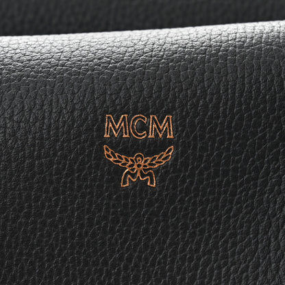 MCM Grained Calfskin Medium Milla Tote Phantom Grey 8 of 13
