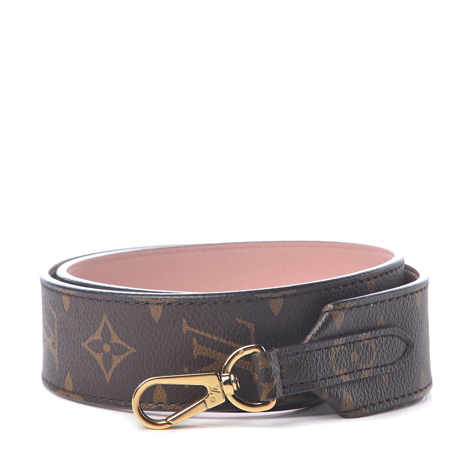 Monogram Bandouliere Shoulder Strap Rose Poudre