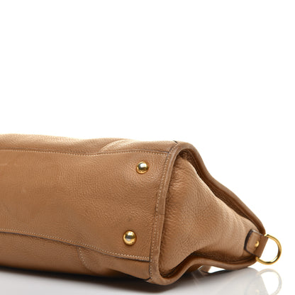 Prada Vitello Daino Shopping Satchel Caramel 8 of 11