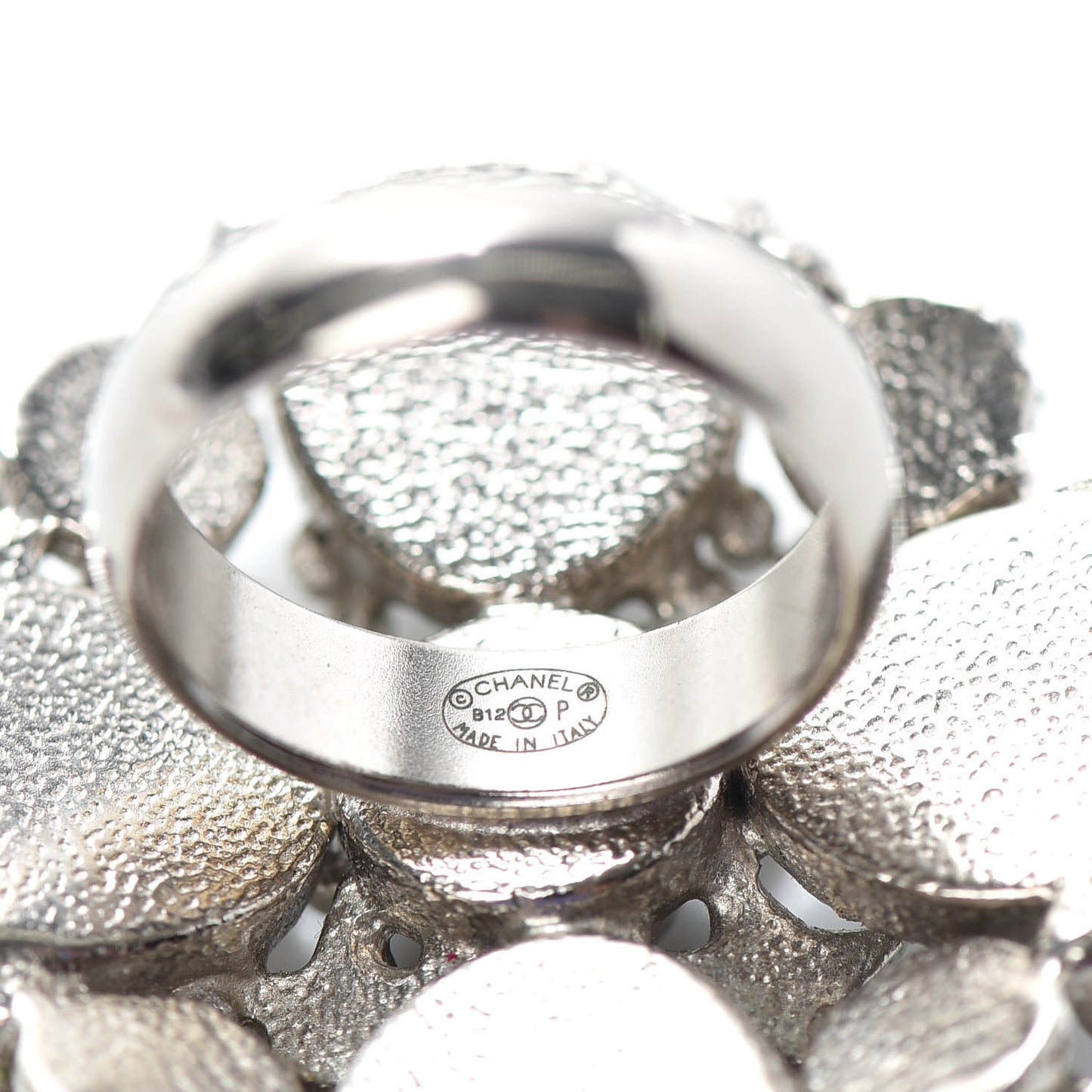 Crystal Pearl Stars CC Ring Ruthenium