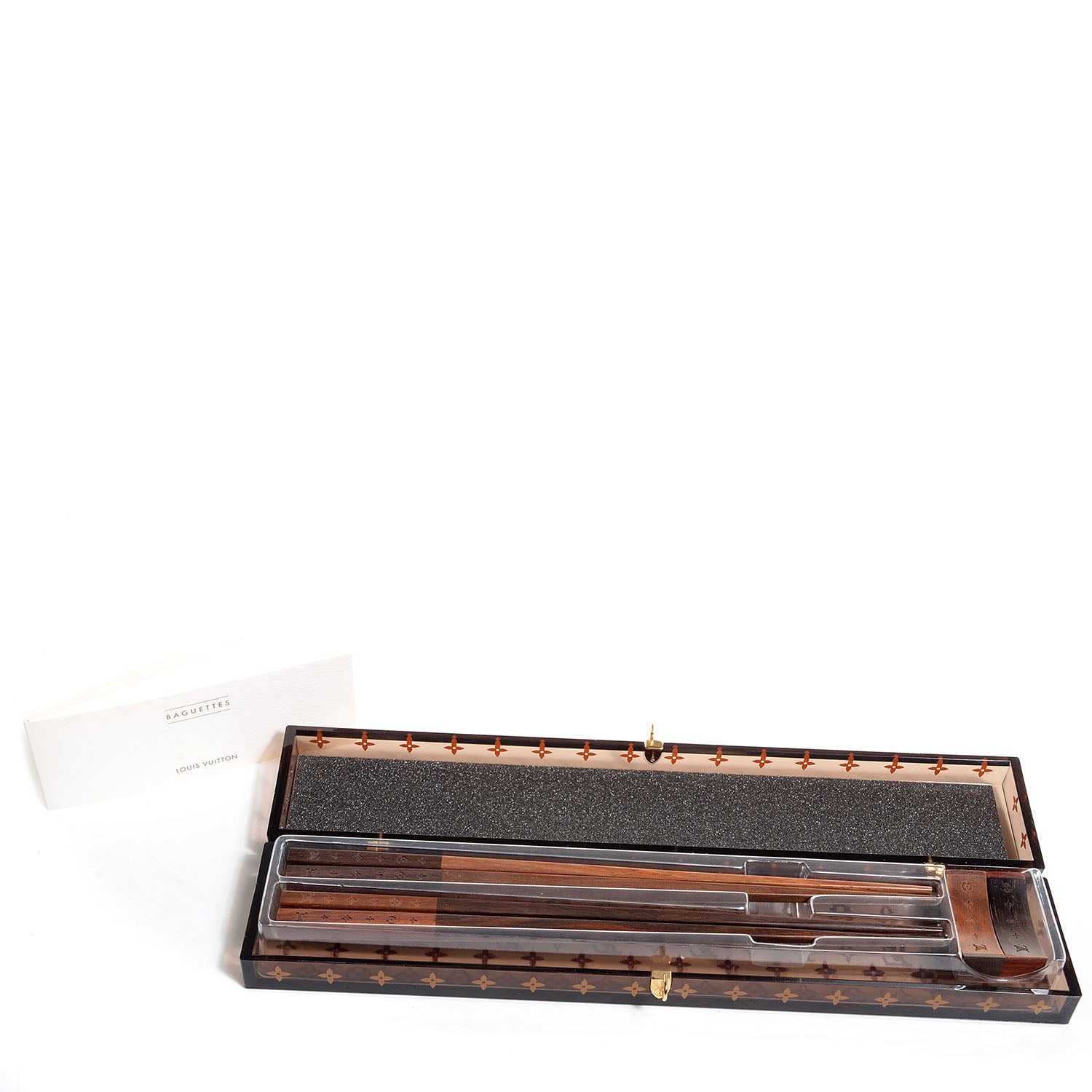 Louis Vuitton Rosewood Monogram Chopsticks with Case 5 of 5
