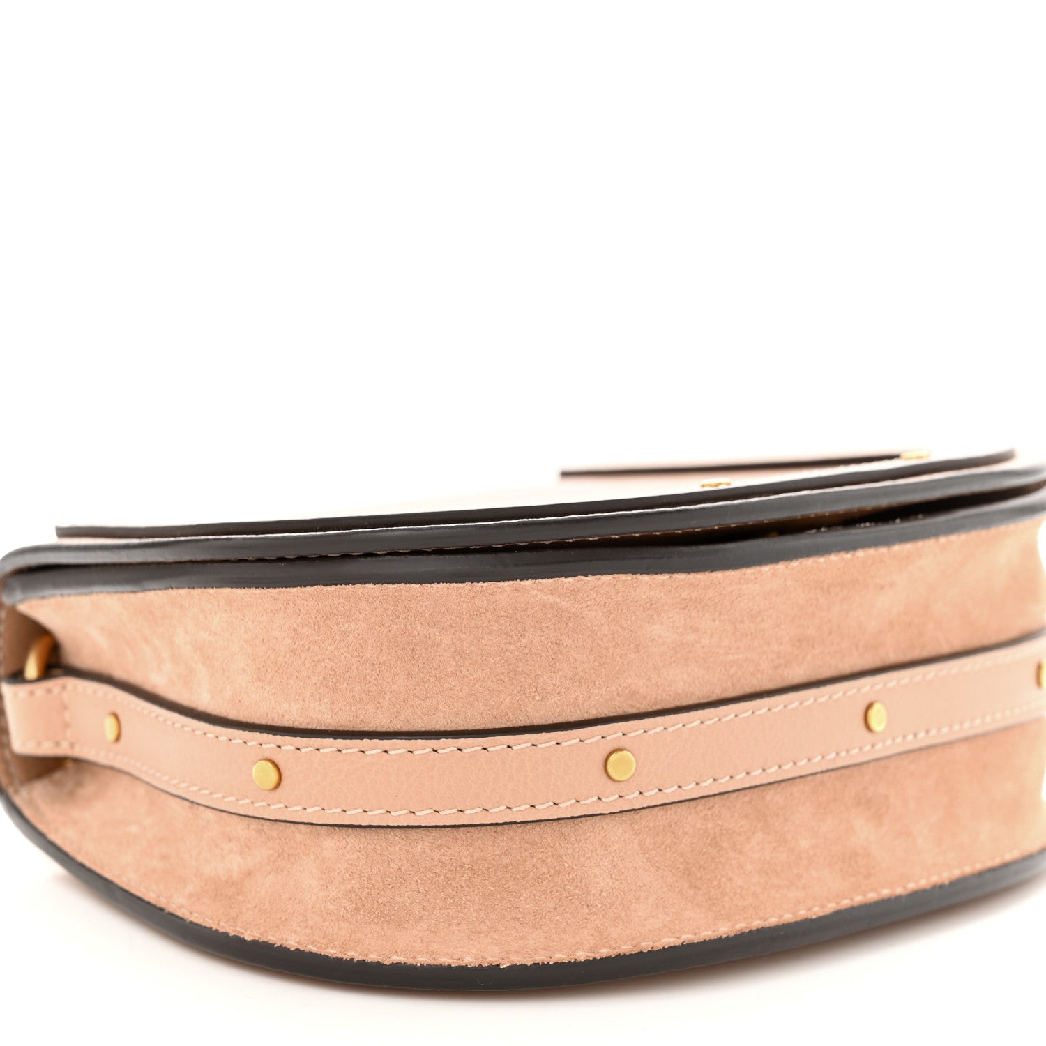 Chloe Calfskin Suede Small Nile Bracelet Bag Biscotti Beige 9 of 11