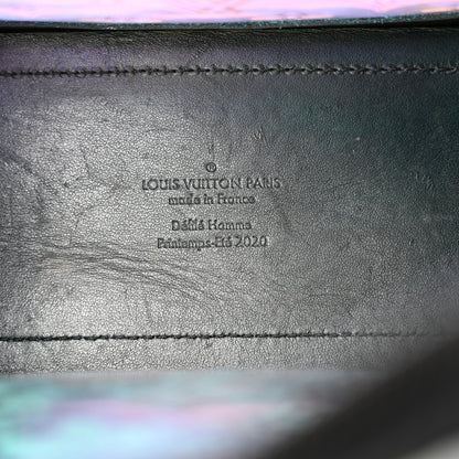 Louis Vuitton Calfskin PVC Monogram Solar Ray Soft Trunk Iridescent Prism Black 6 of 10