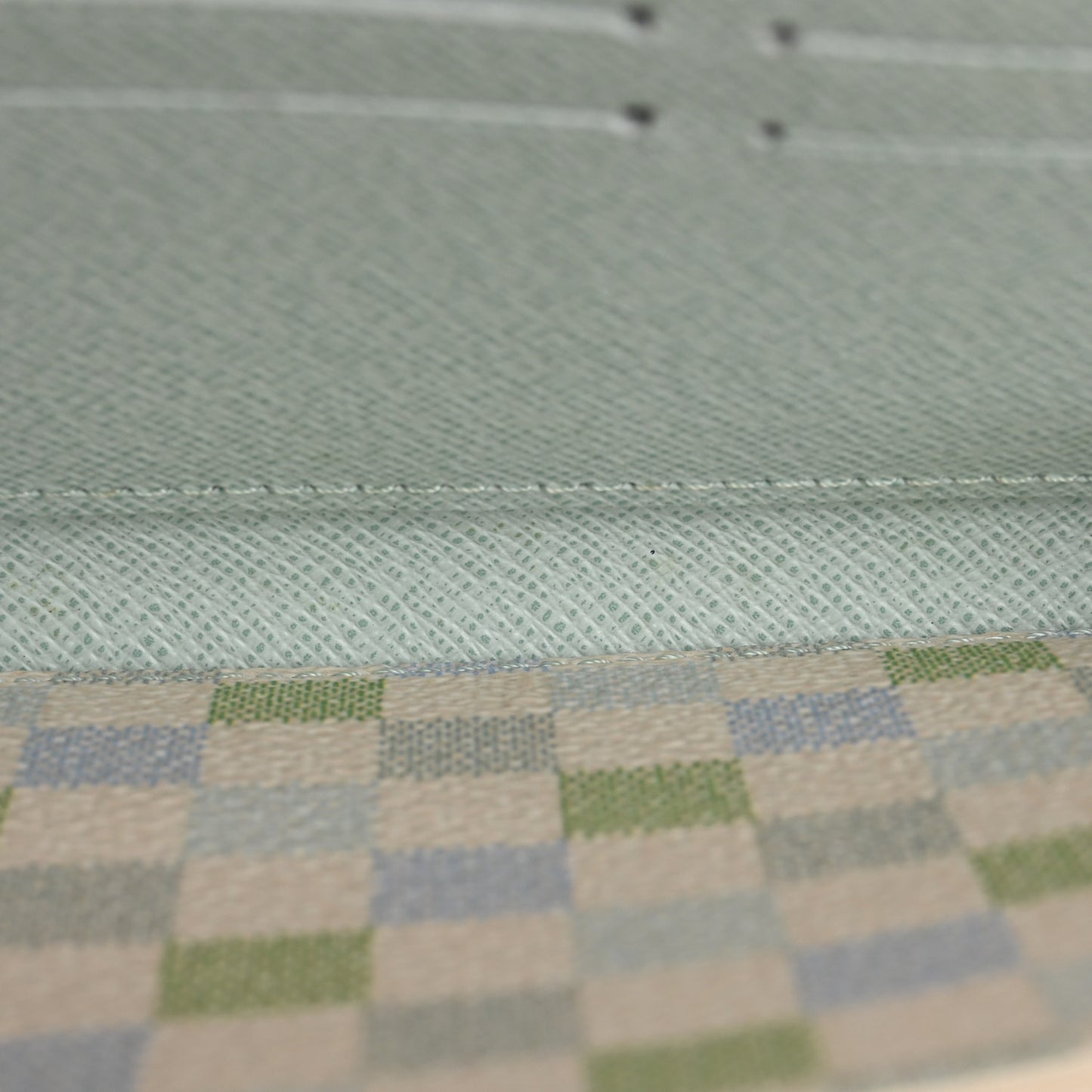 Damierlicious Zippy Wallet Pistachio Green