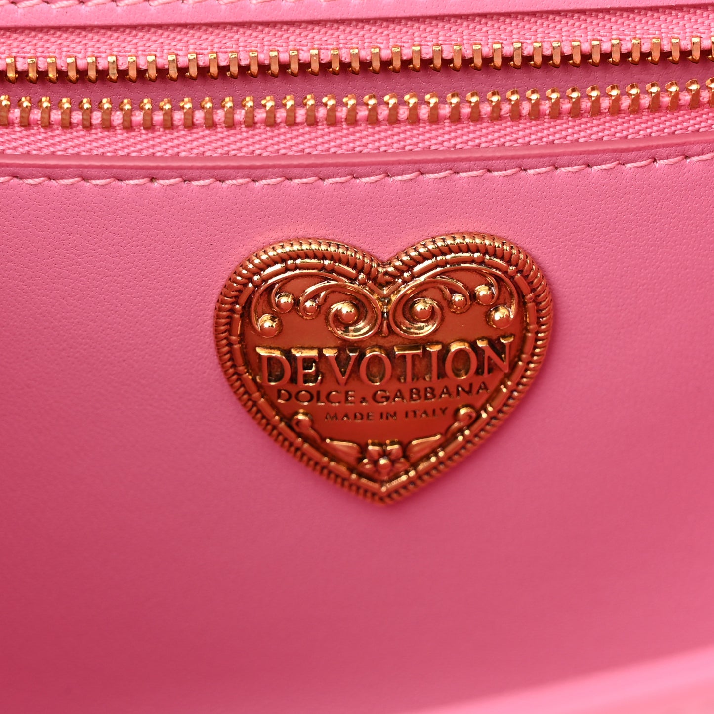 Calfskin Medium Devotion Crossbody Bag Pink